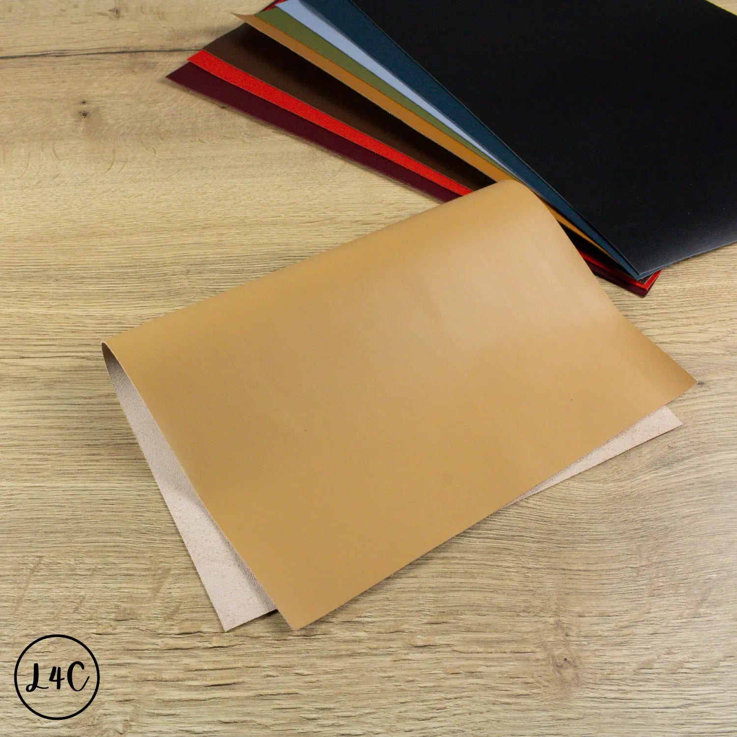 Calf Vegetable Tanned Leather, 0.5 - 0.6 mm thick
