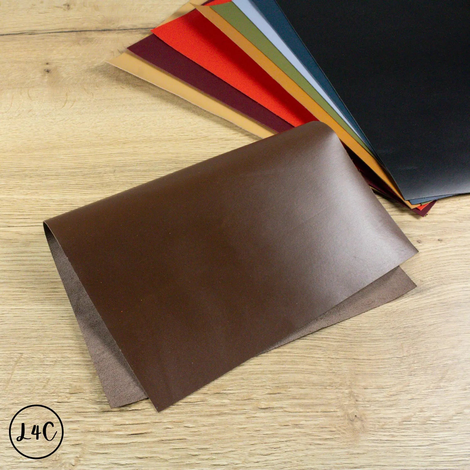 Calf Vegetable Tanned Leather, 0.5 - 0.6 mm thick