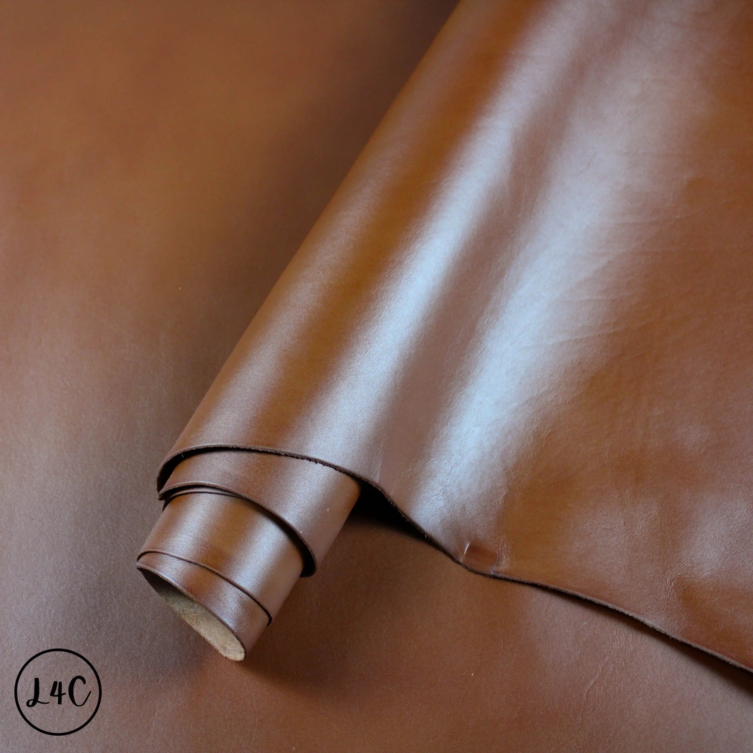 Calf Vegetable Tanned Leather, 1.2 - 1.4 mm thick, Sides