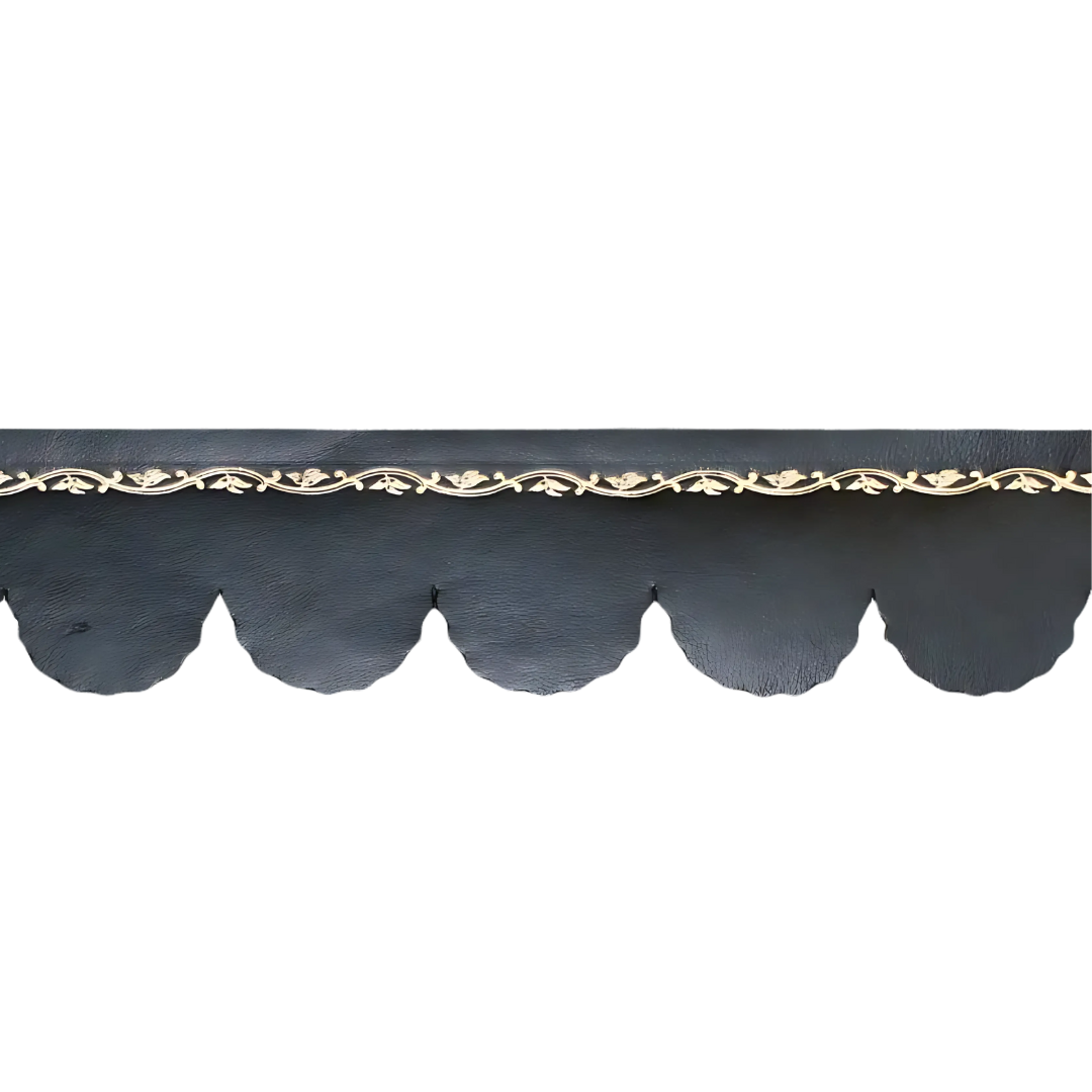 Calf Leather Veg Tan Shelf Edging
