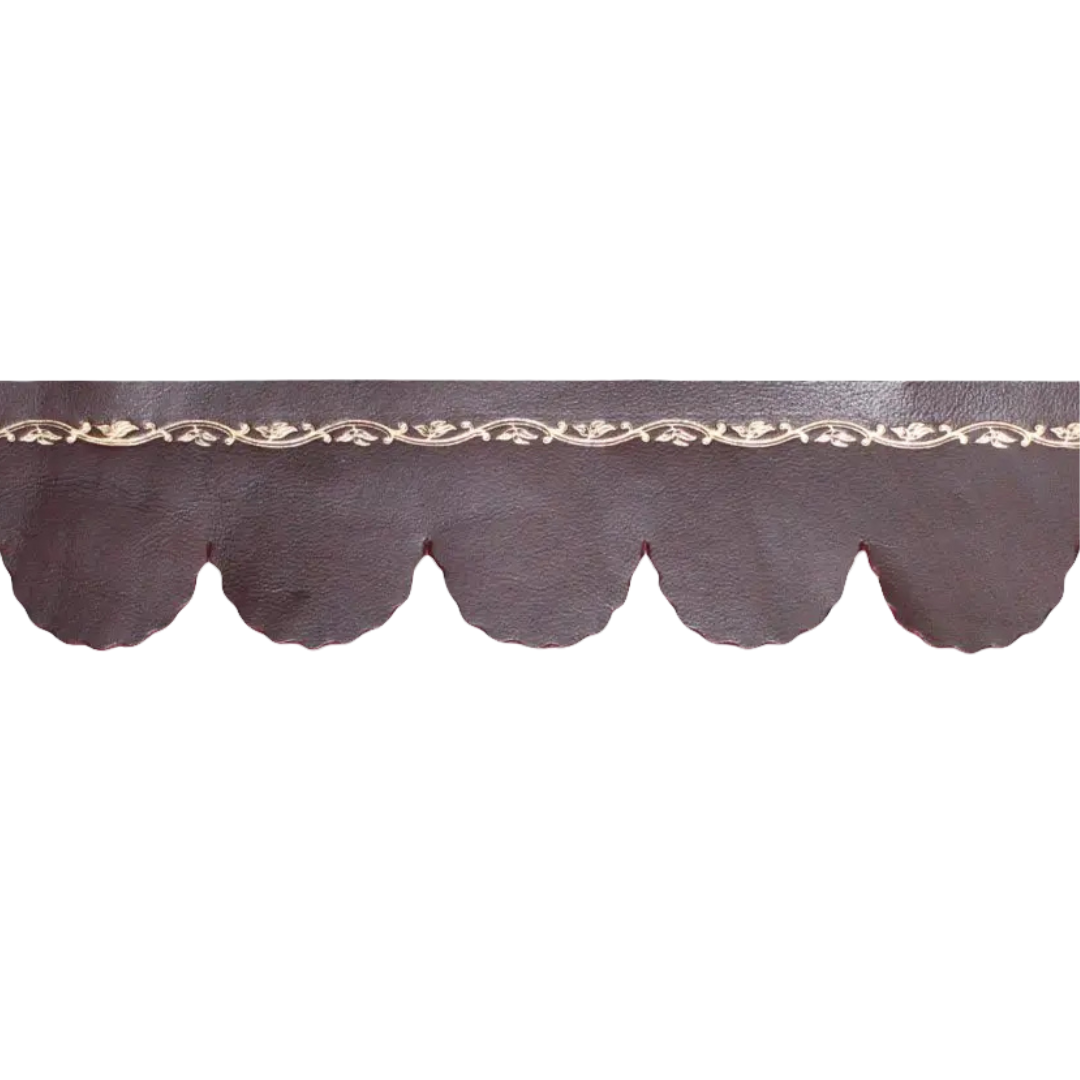 Calf Leather Veg Tan Shelf Edging