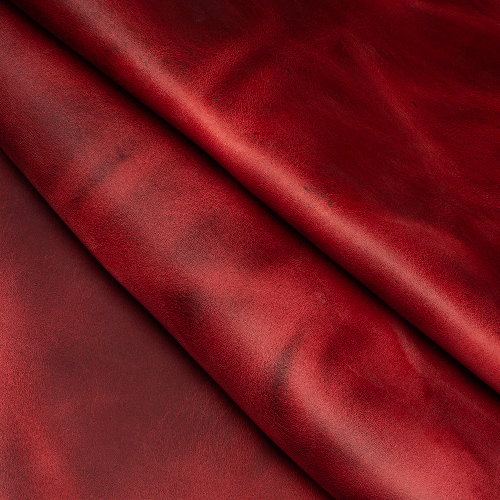 Cherry Red Leather