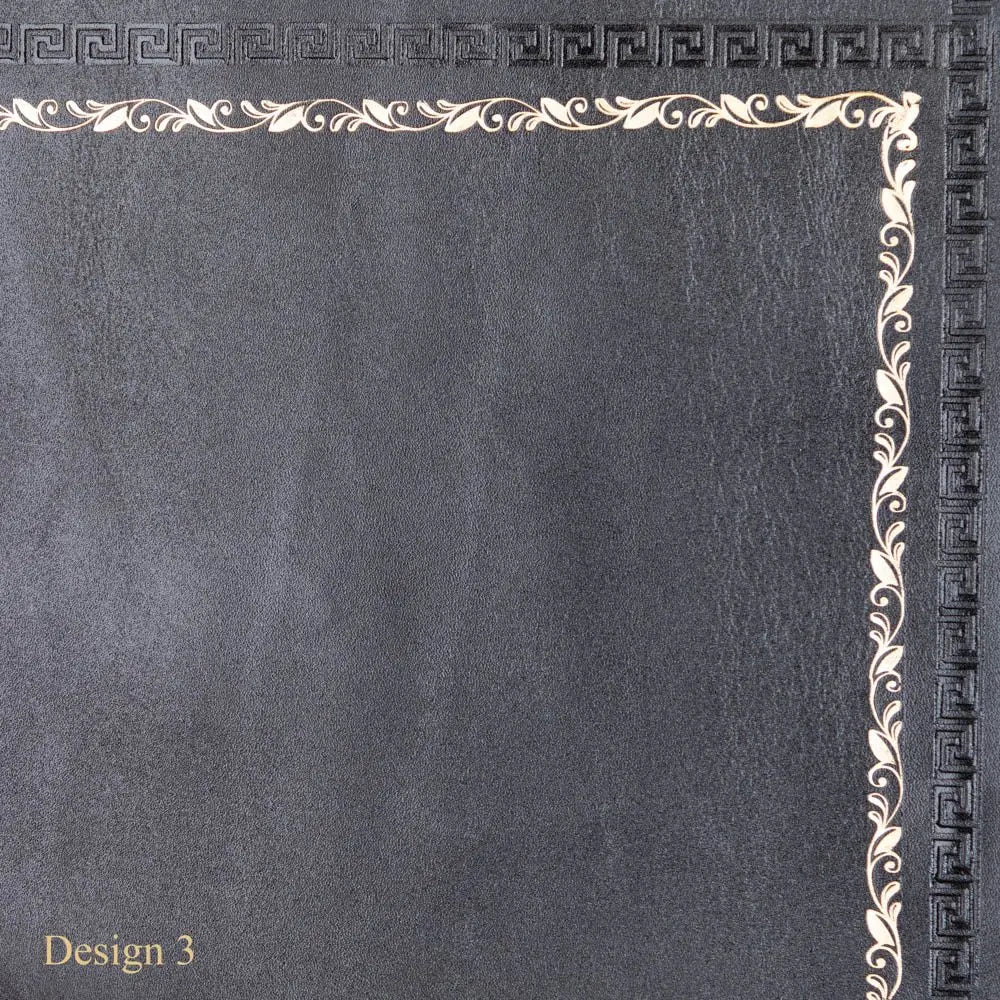 Black Calf Leather Inserts design 3