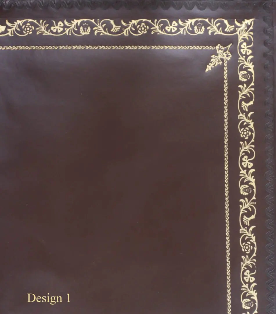 Brown Calf Leather Inserts design 1