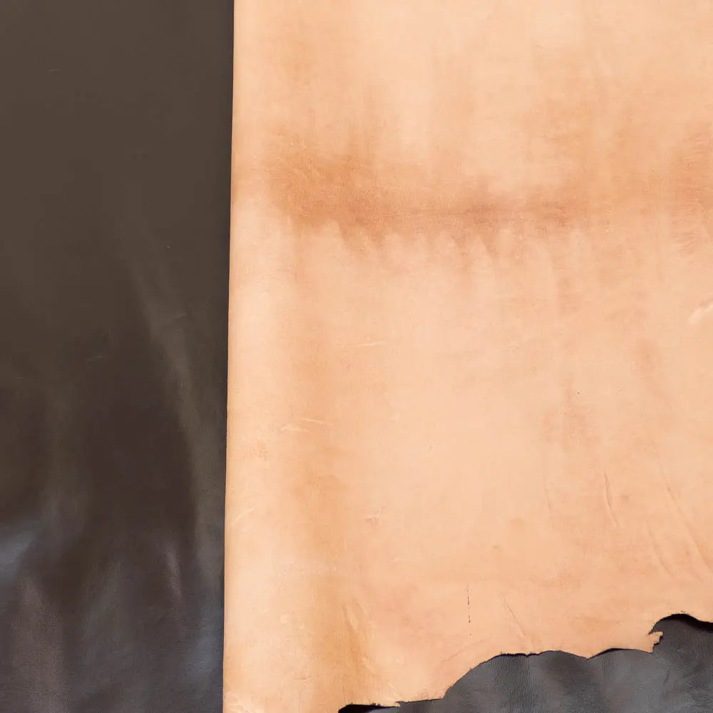 Goatskin Skiver Leather Veg Tan, Dark Chocolate, 8.00 – 8.50 sq ft backing