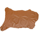 Goatskin Skiver Leather Veg Tan, Oxford Tan, 7.0 sq ft whole hide