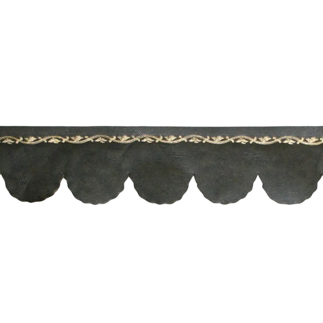 Calf Leather Veg Tan Shelf Edging
