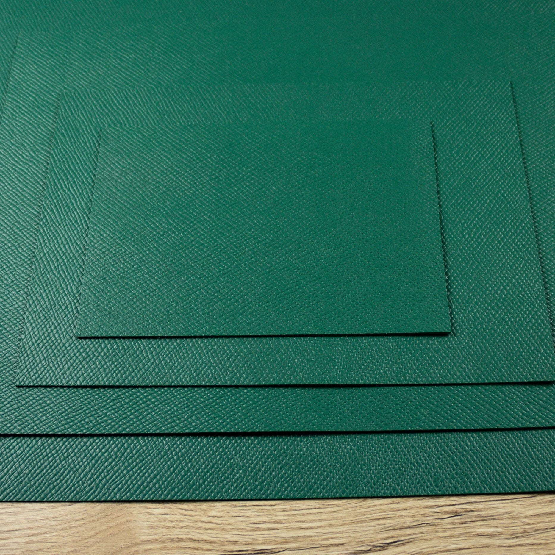 Hatch Grain Embossed Veg Tan Leather, A Size Panels