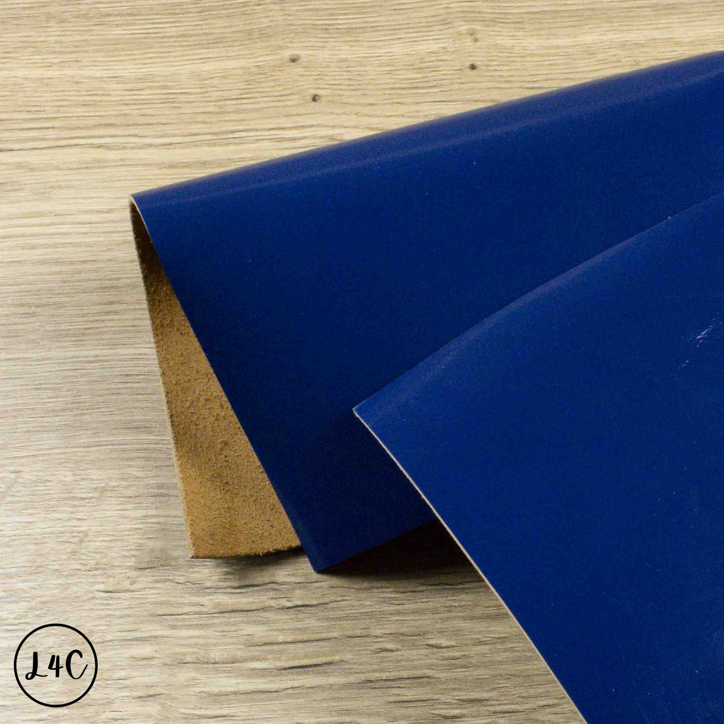 Royal Blue Green Patent folded