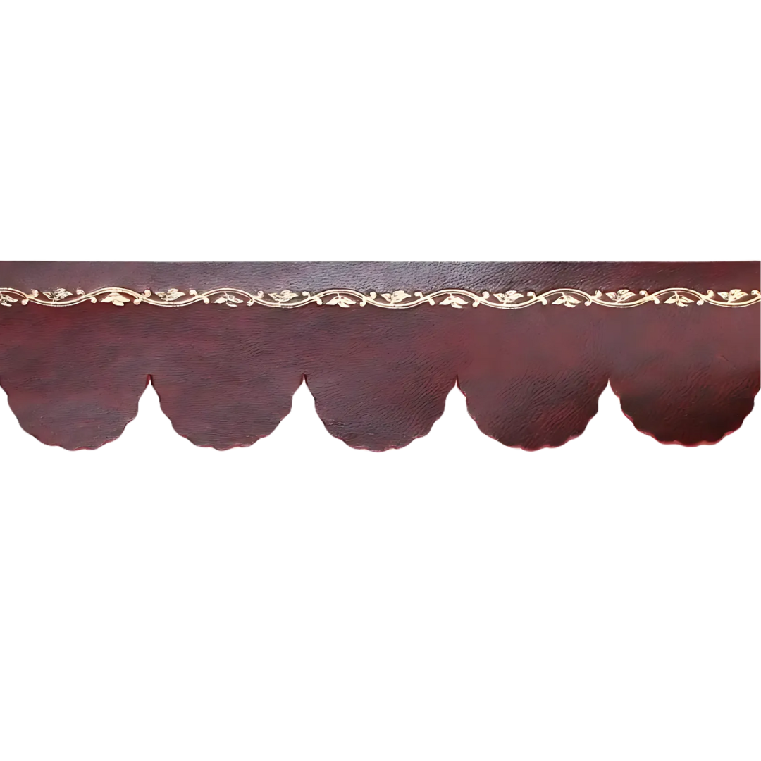 Calf Leather Veg Tan Shelf Edging