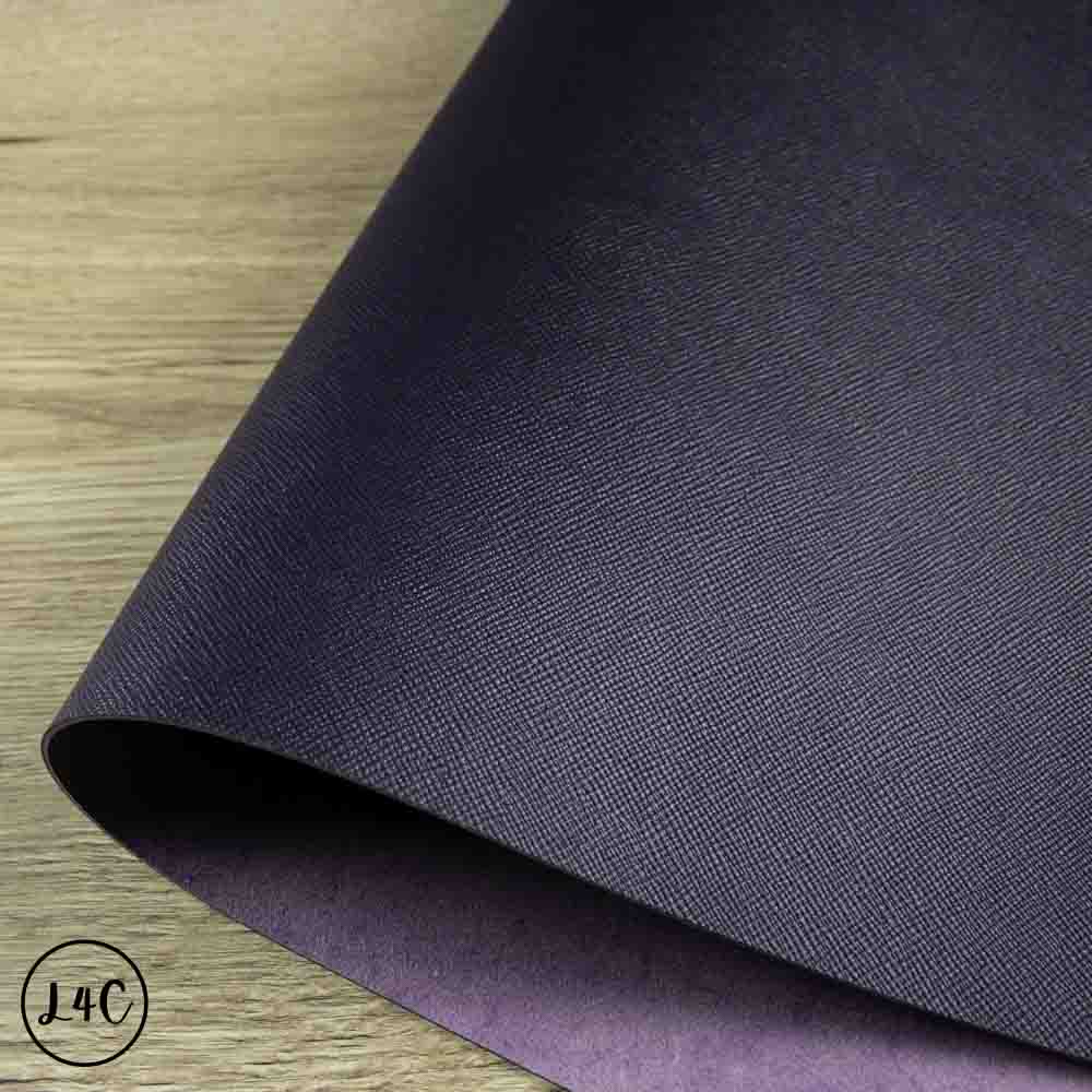 Saffiano Embossed Veg Tan Leather Splits, A Size Panels