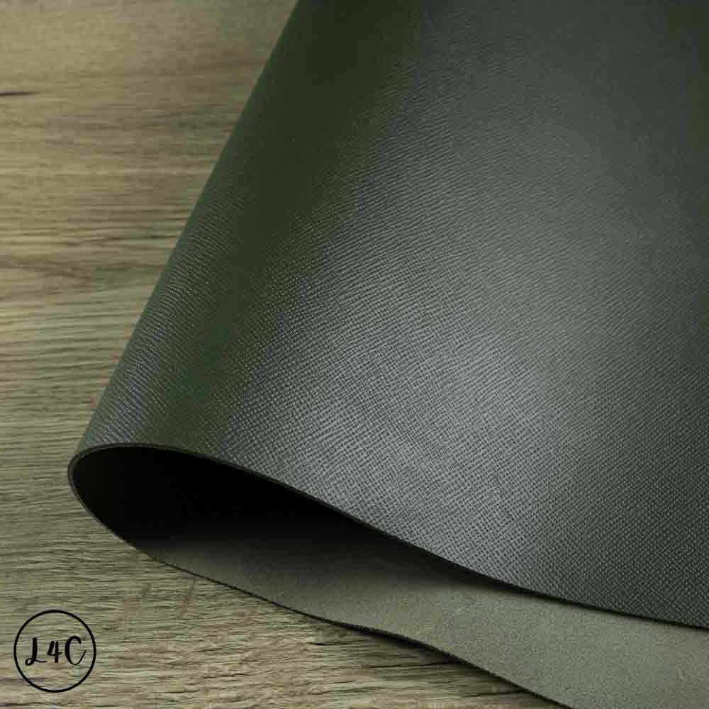 Saffiano Embossed Veg Tan Leather Splits, A Size Panels