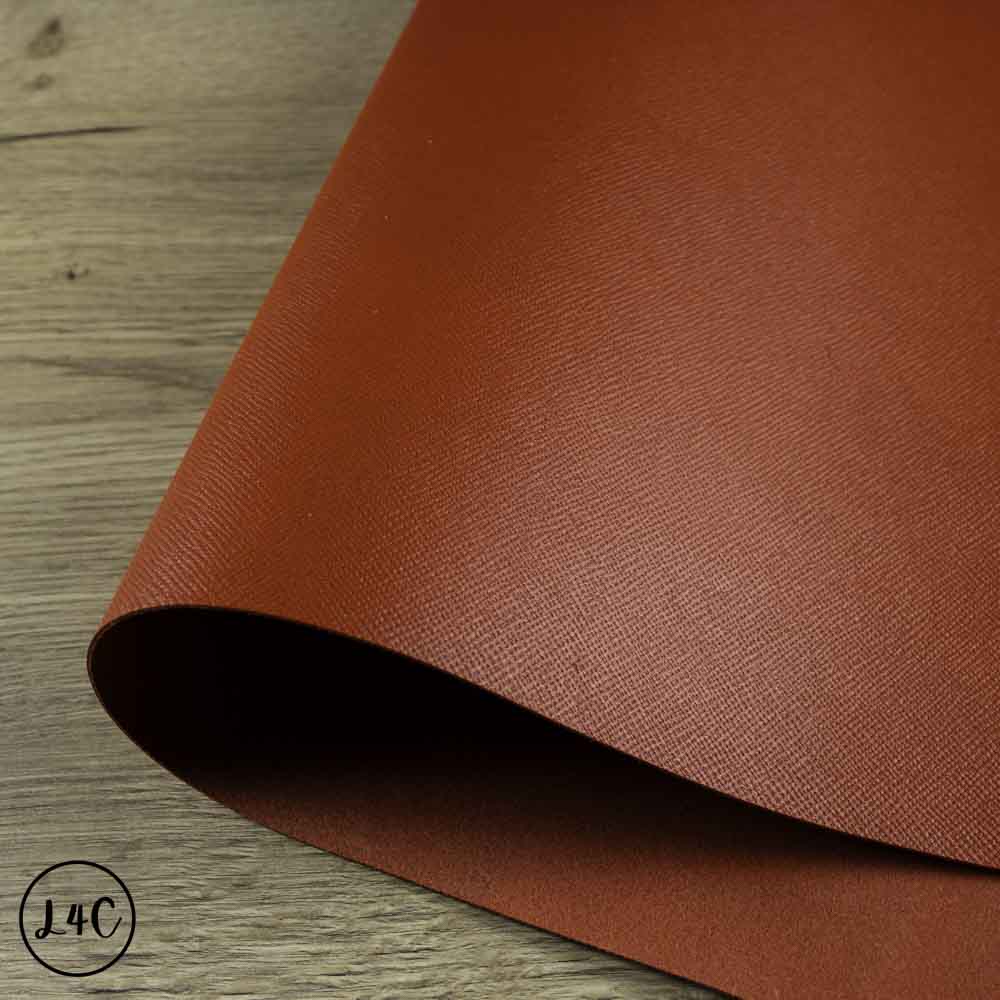 Saffiano Embossed Veg Tan Leather Splits, A Size Panels