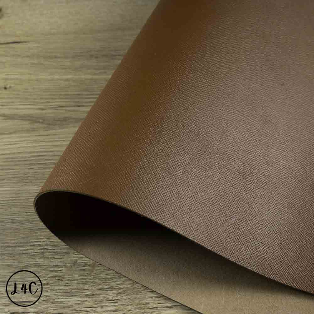 Saffiano Embossed Veg Tan Leather Splits, A Size Panels