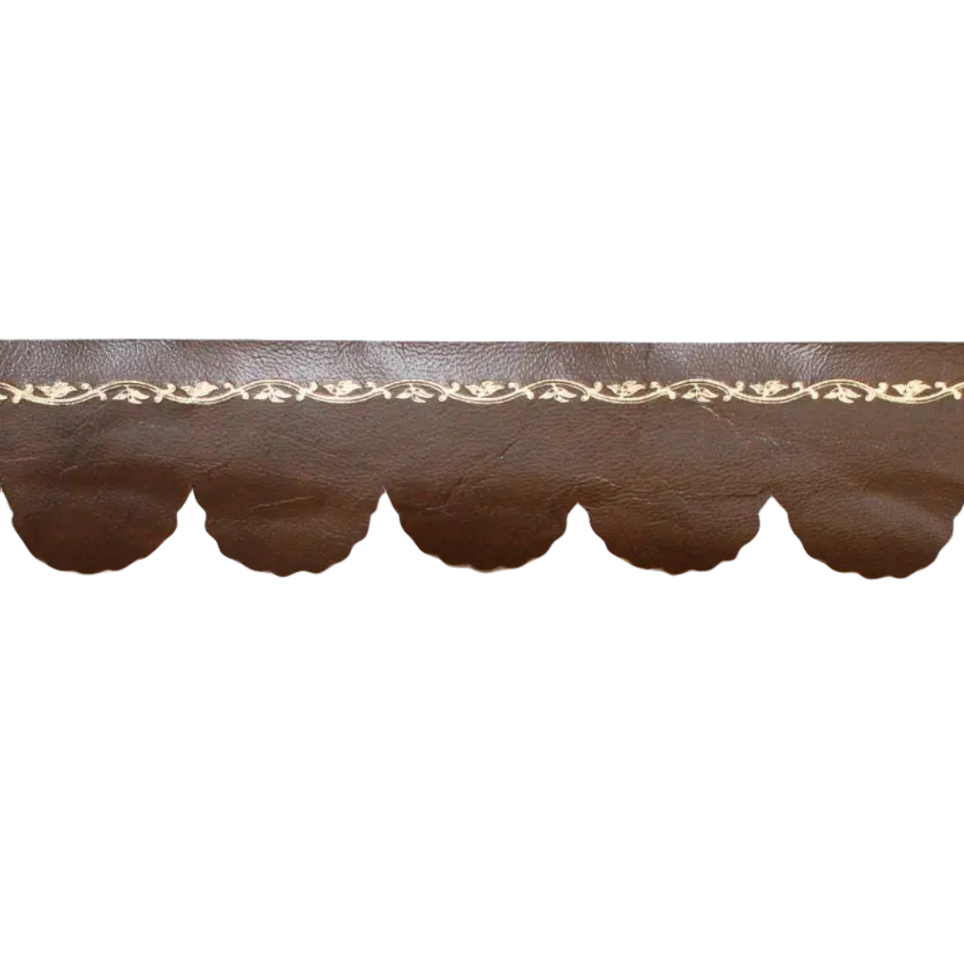Calf Leather Veg Tan Shelf Edging
