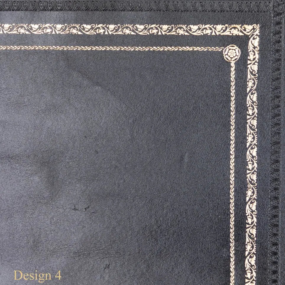 Blue Calf Leather Inserts Design 4