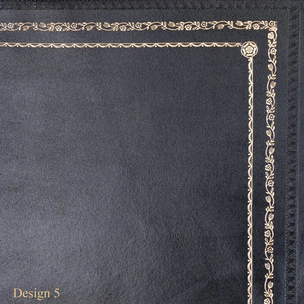 Blue Calf Leather Inserts Design 5
