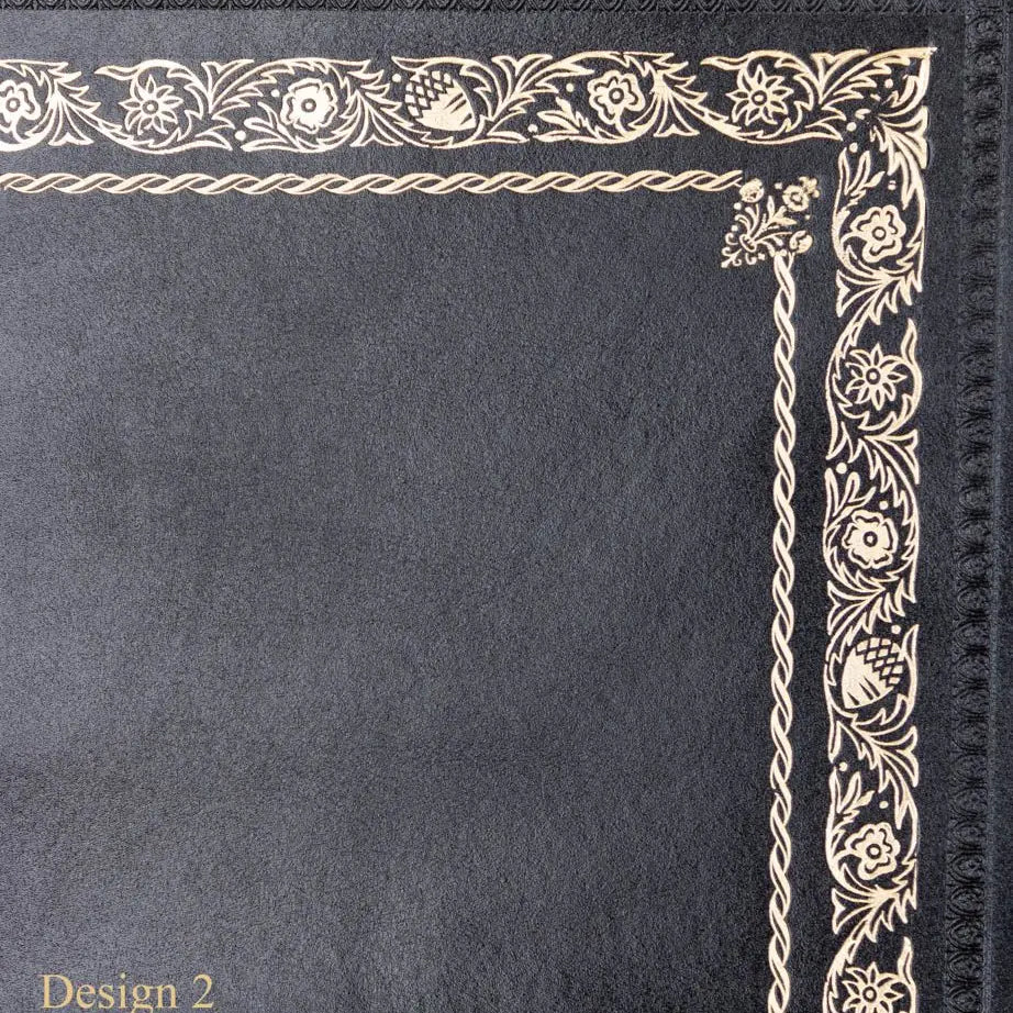 Brown Calf Leather Inserts design 2