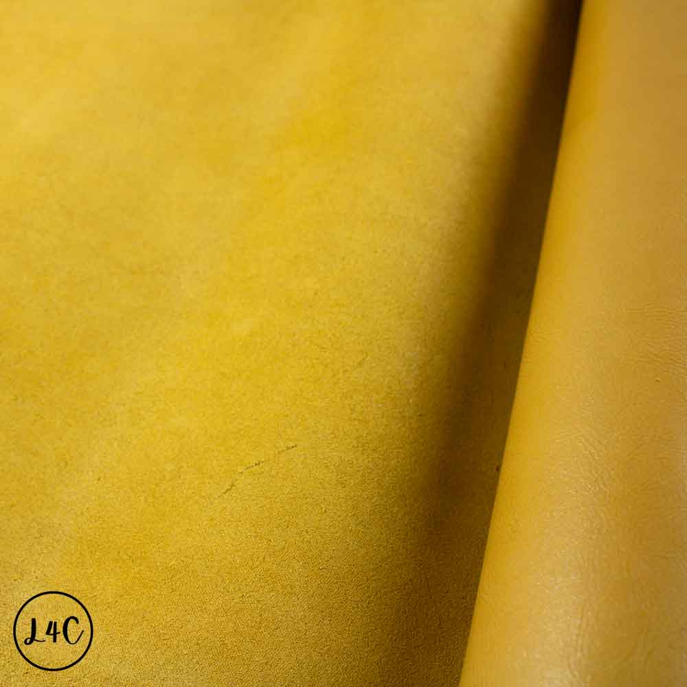 leather showing smooth nap