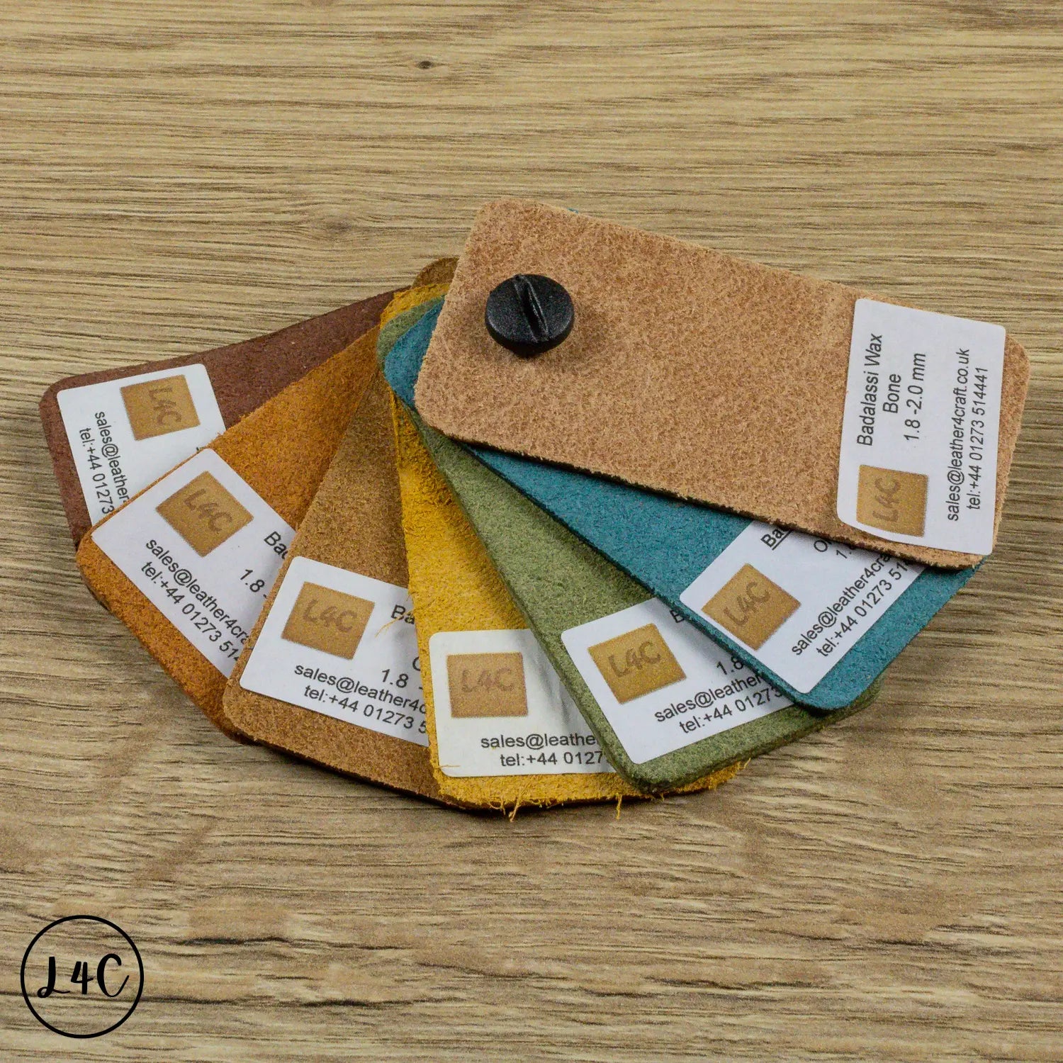 Badalassi Carlo Wax Leather Samples backing