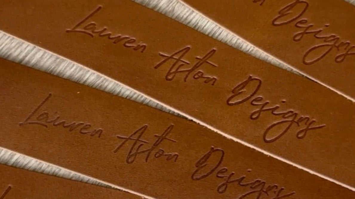 Leather Die Cut Shapes, Straps, Embossing & More