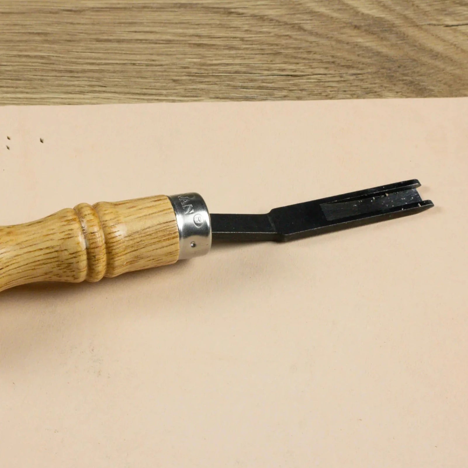 French Edge Skiving Knife, 6 mm & 12.5 mm - Leather4Craft