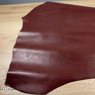 Smooth Firm dark red Leather whole piece