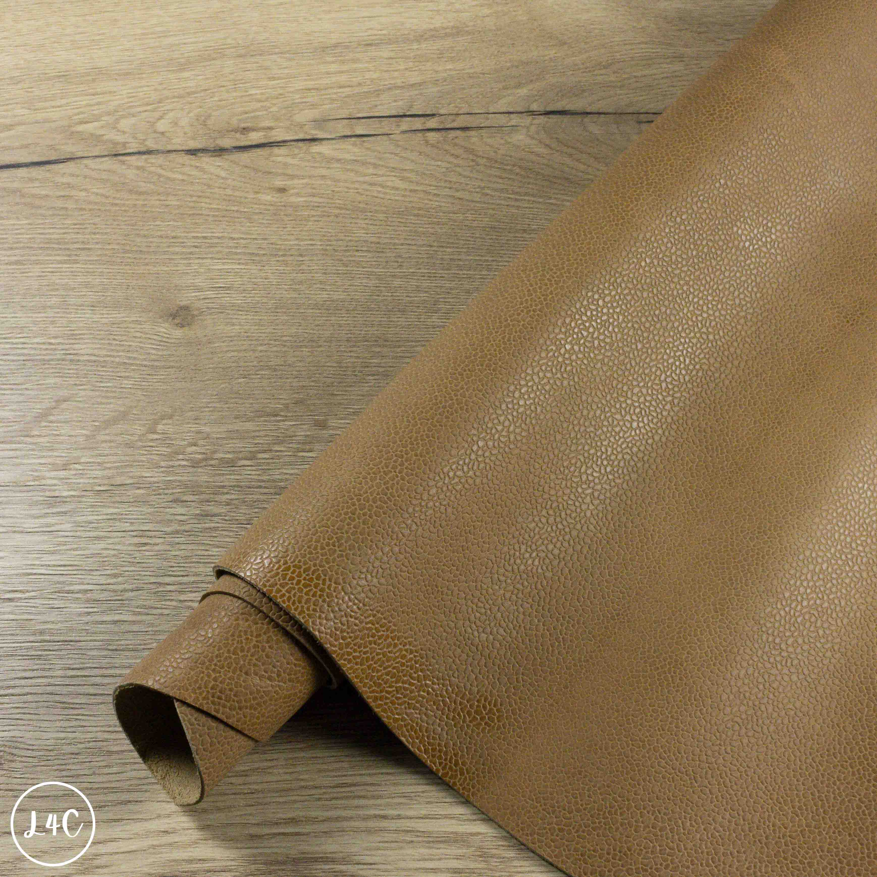 Latte Embossed Leather Hide Roll