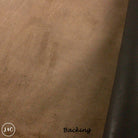 Espresso Brown Leather Hide Backing