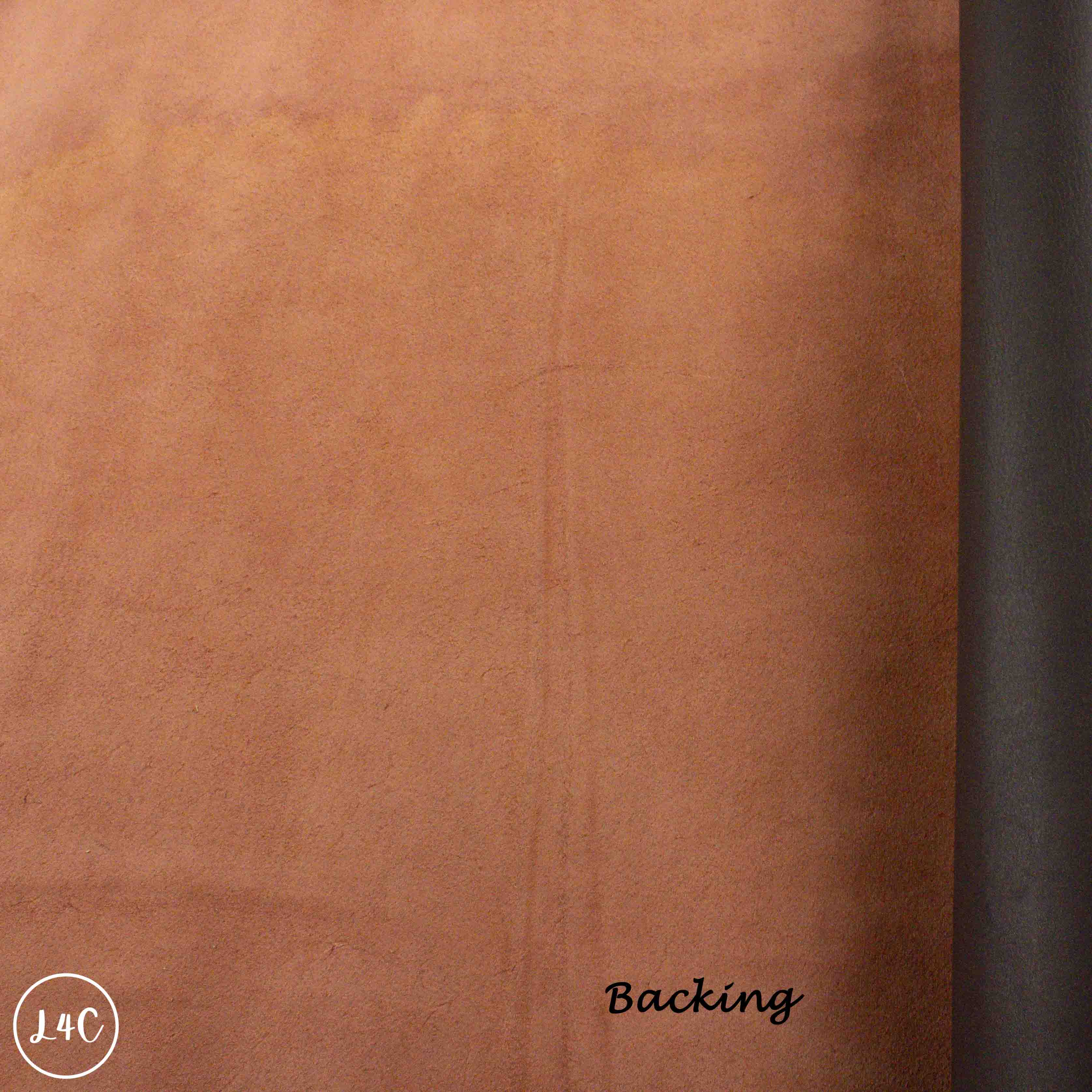 Egg Plant Leather Hide Backing