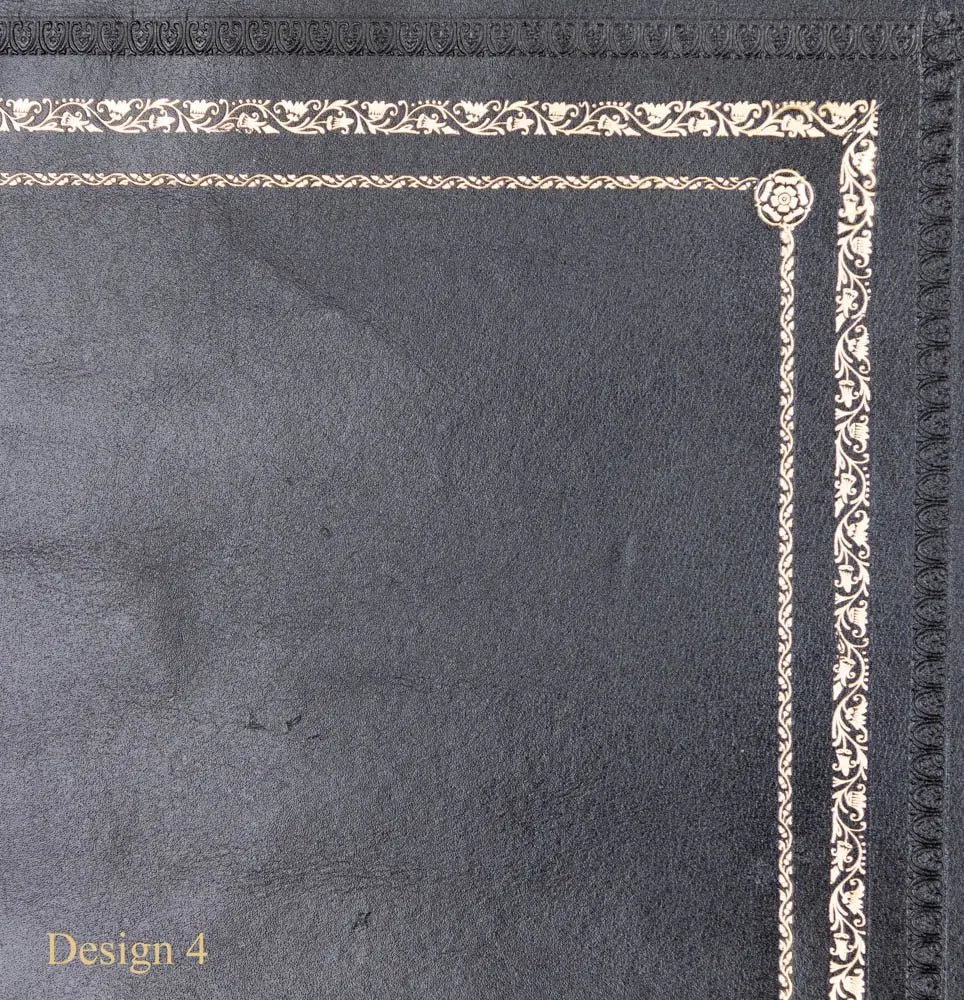 Black Calf Leather Inserts design 4