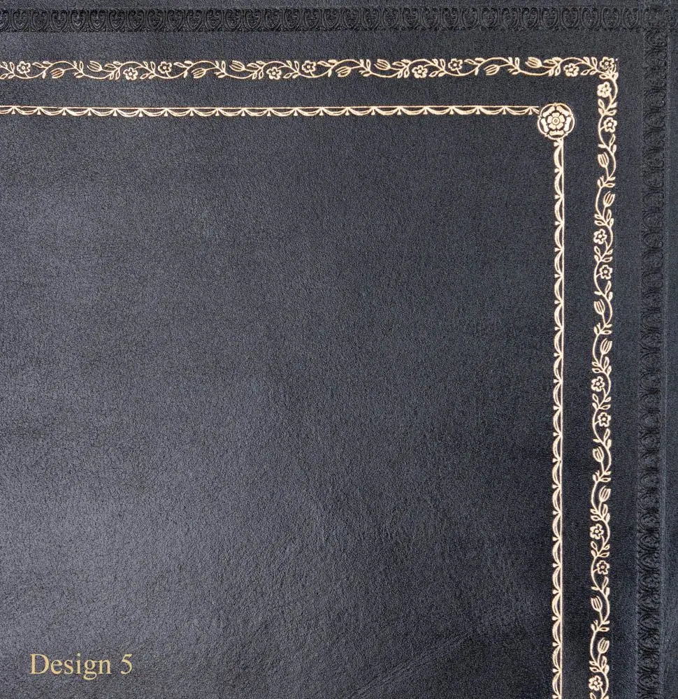 Black Calf Leather Inserts design 5