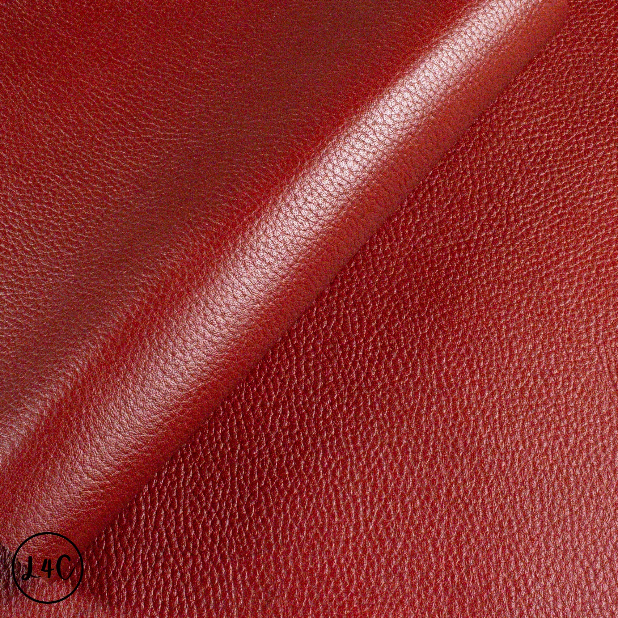 Pebble Grain Leather Cherry texture