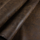 Brown leather hide with visible texture