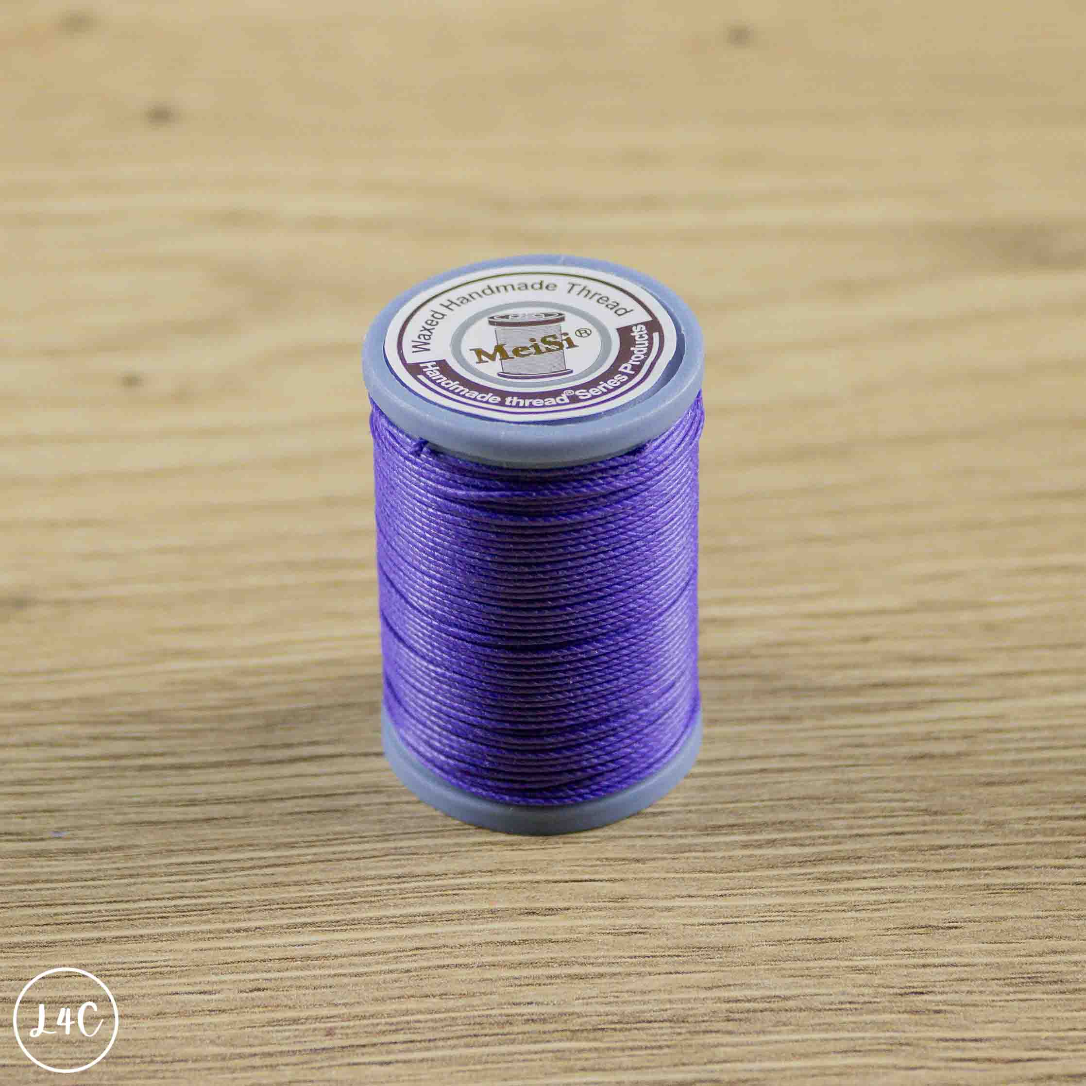 MeiSi Super Fine Waxed Linen Thread, M50, Mini Spool - Leather4Craft