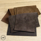 Browns Reverse Suede Leather Craft Pack backing