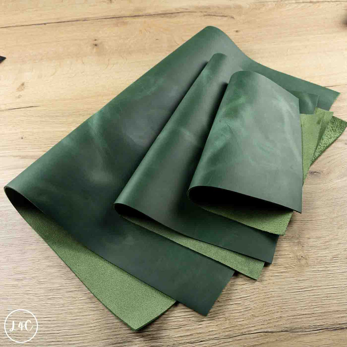 crazy horse leather in fern