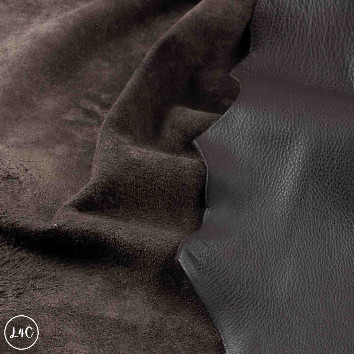 elite mocha leather with backing 