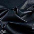 blue leather in a rose shape 
