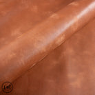 Close-up of brown leather with visible texture