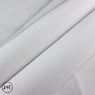 Close-up of gray fabric with a subtle texture