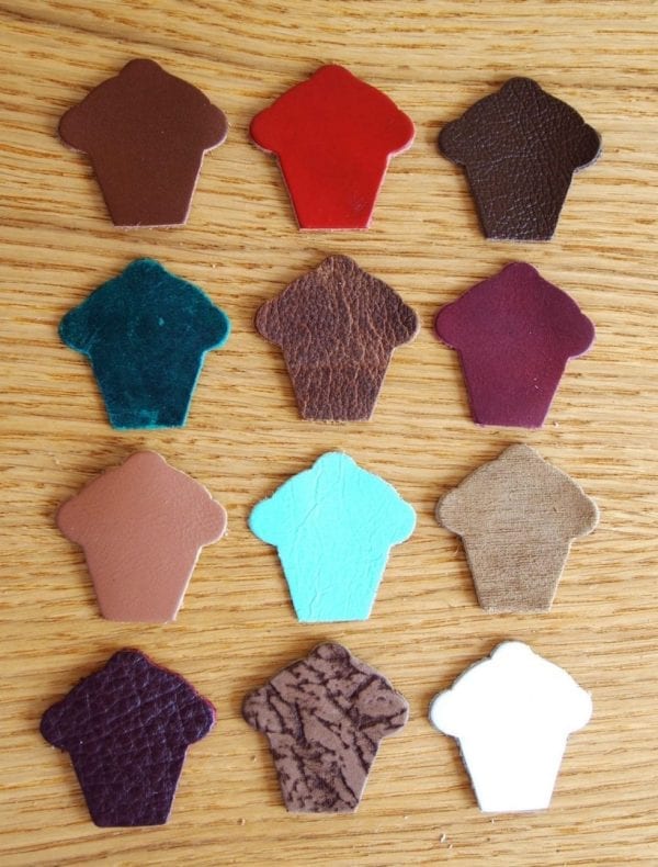 cupcake leather shapes