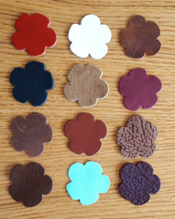 flower leather shapes