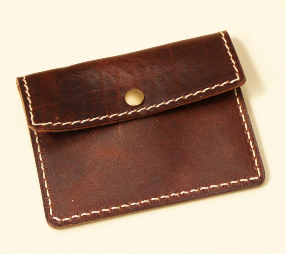 Horween Derby Leather Coin Purse. - Leather4Craft