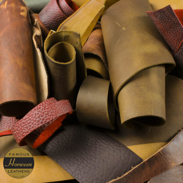 Horween assorted Off Cuts 1.4 kilos, 2.0 - 2.2 mm Thick