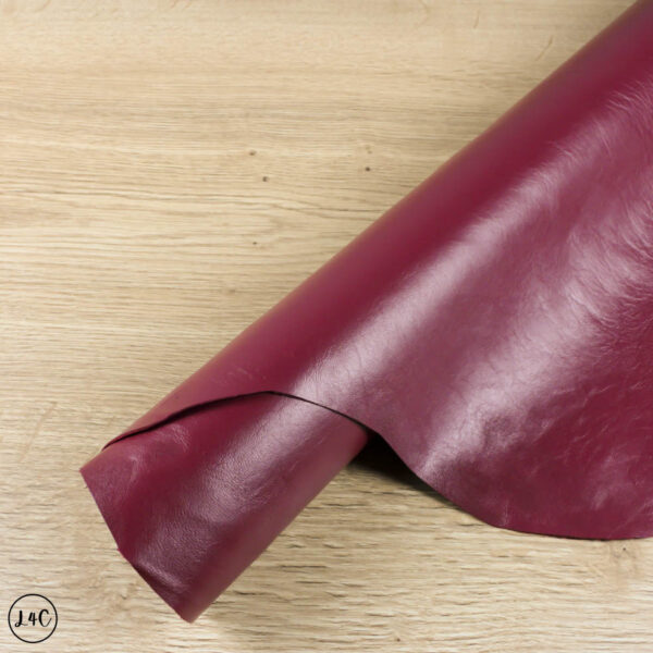 Italian Lamb Nappa Leather, Fuchsia , 7.0 sq ft, 0.6 - 0.8 mm